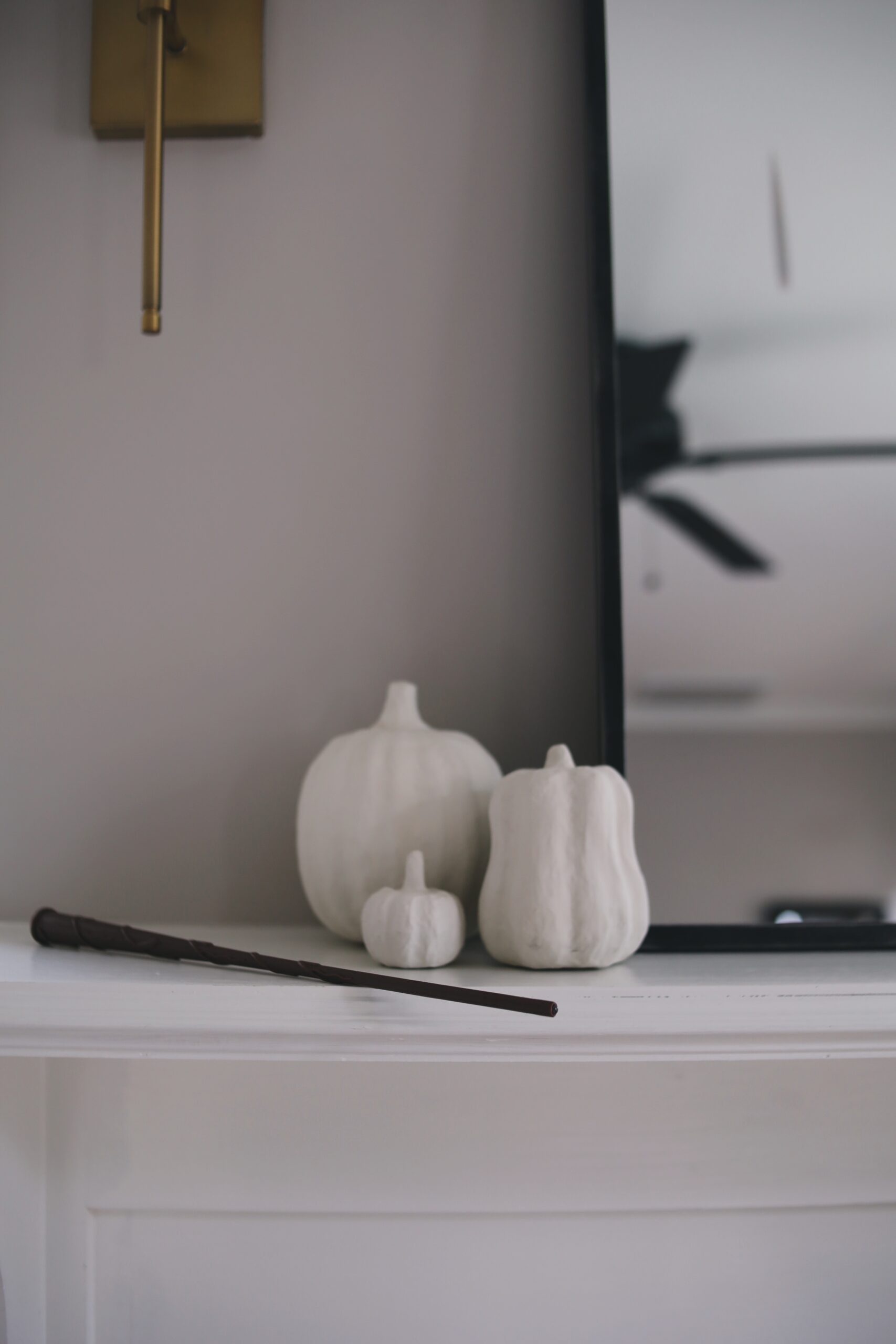 decorative white pumpkins