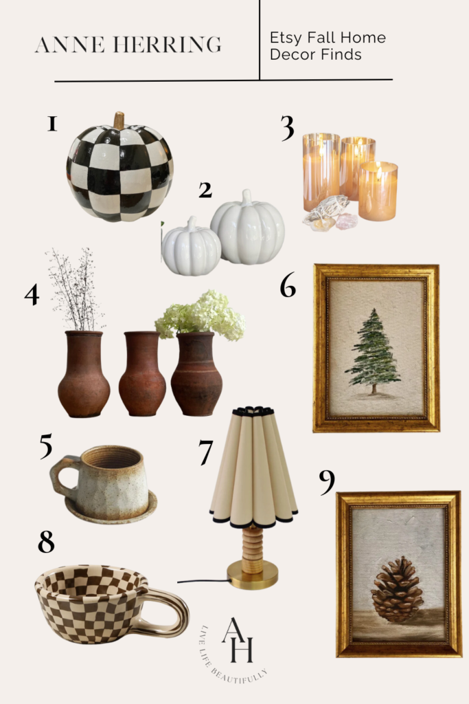 how to find things on etsy, fall home decor etsy finds, fall etsy home finds