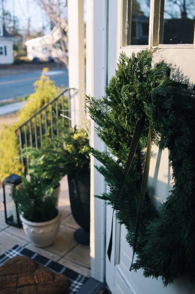 winter porch styling ideas